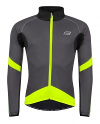 Bunda FORCE X70 Windster šedo/černo/fluo, unisex vel.L -AKCE!